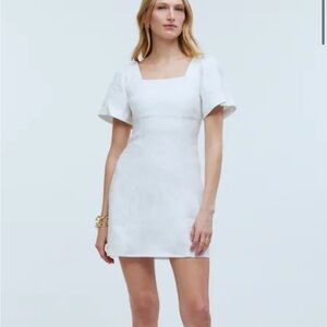 Madewell White Mini Dress
